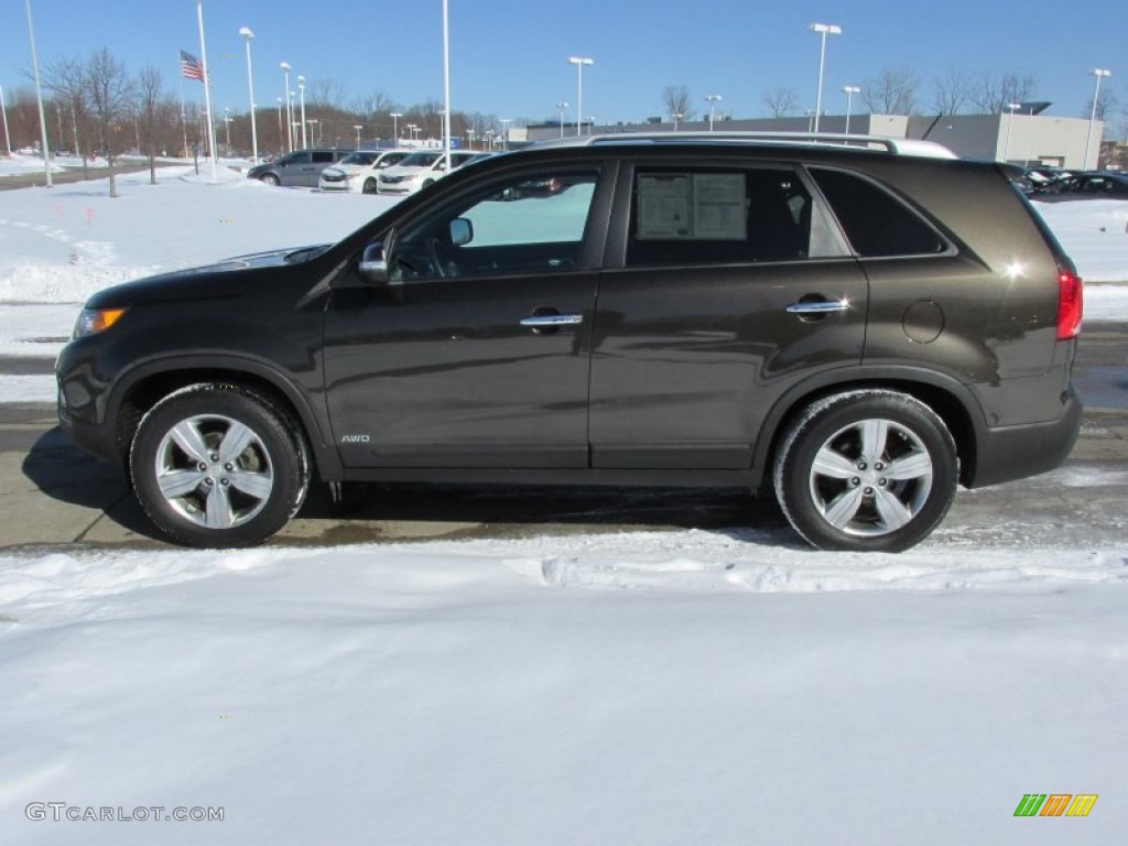 Tuscan Olive 2012 Kia Sorento EX AWD Exterior Photo #91090312
