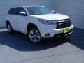 2014 Blizzard White Pearl Toyota Highlander Limited Platinum AWD  photo #2