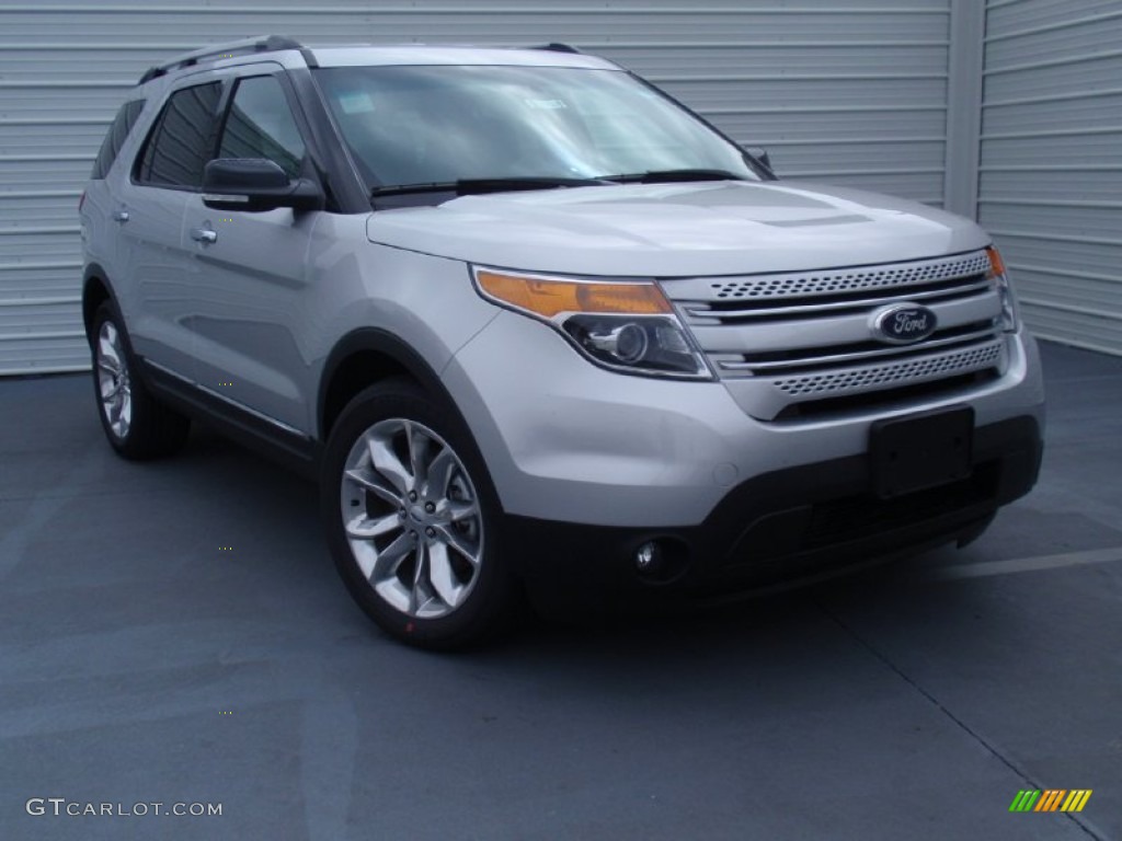 2014 Explorer XLT - Ingot Silver / Charcoal Black photo #1