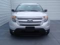 2014 Ingot Silver Ford Explorer XLT  photo #8