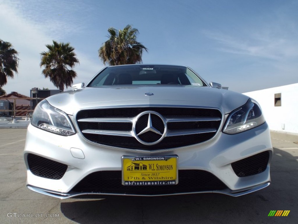 2014 E 350 Sport Sedan - Iridium Silver Metallic / Black photo #2