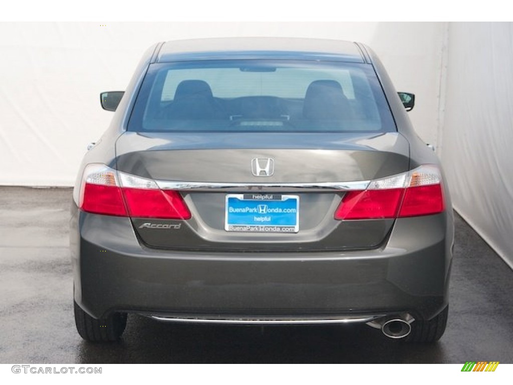 2014 Accord LX Sedan - Hematite Metallic / Black photo #6