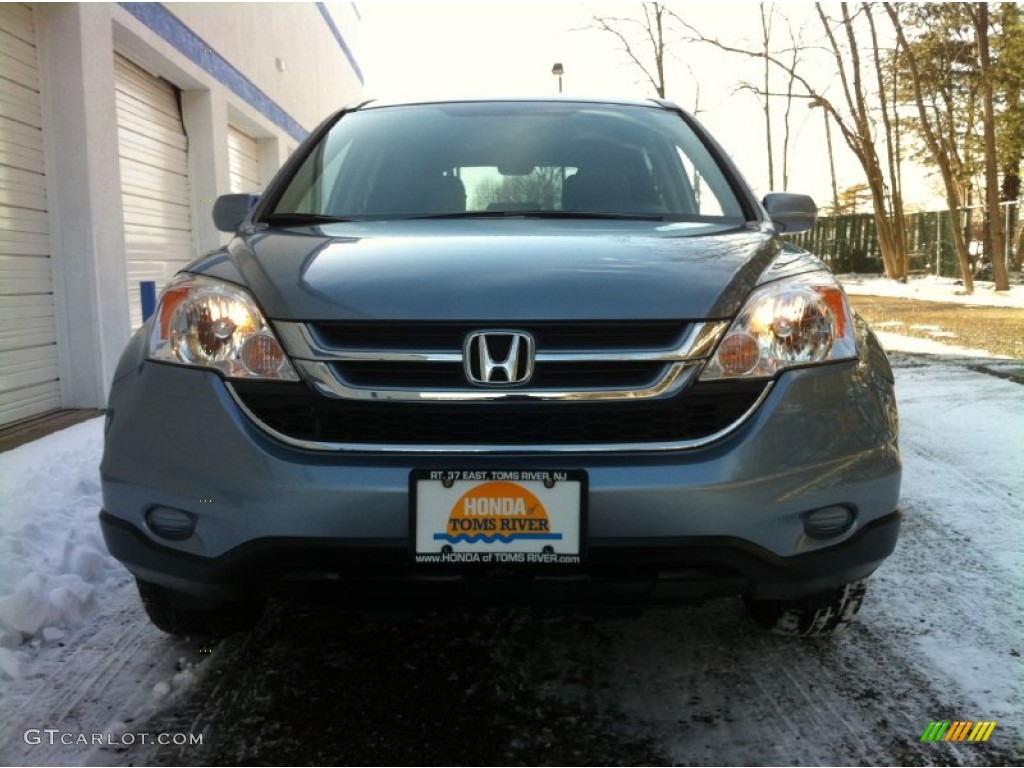 2011 CR-V EX-L 4WD - Glacier Blue Metallic / Gray photo #2