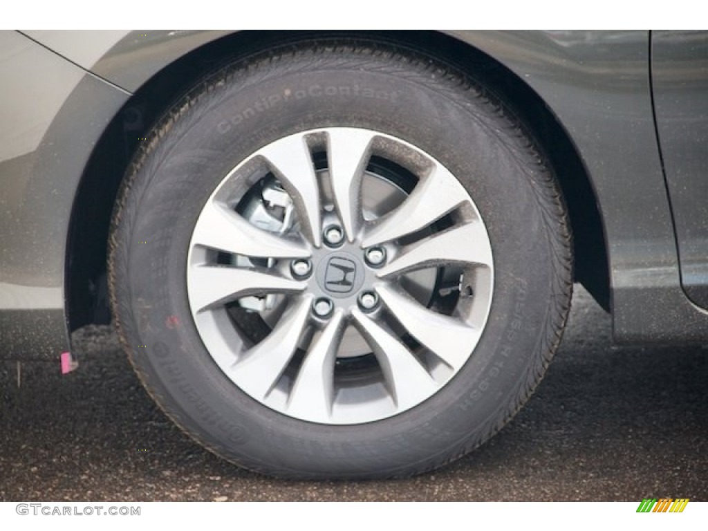 2014 Accord LX Sedan - Hematite Metallic / Black photo #7