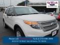 White Suede 2012 Ford Explorer FWD