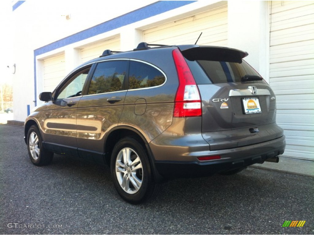 2011 CR-V EX-L 4WD - Urban Titanium Metallic / Ivory photo #5