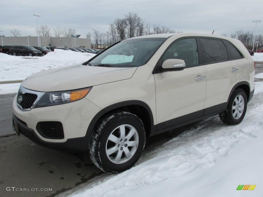 2012 Sorento LX - White Sand Beige / Black photo #7