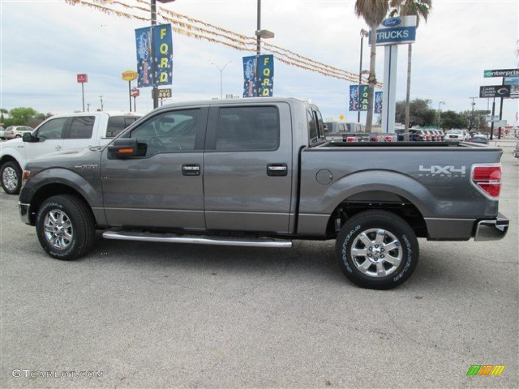 2014 F150 XLT SuperCrew 4x4 - Sterling Grey / Steel Grey photo #3