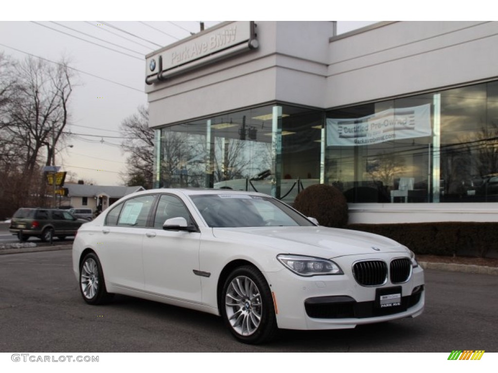 2013 7 Series 750Li xDrive Sedan - Alpine White / Black photo #1