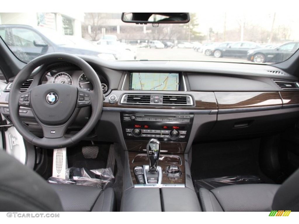 2013 BMW 7 Series 750Li xDrive Sedan Black Dashboard Photo #91100270