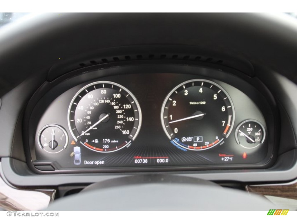 2013 BMW 7 Series 750Li xDrive Sedan Gauges Photo #91100429