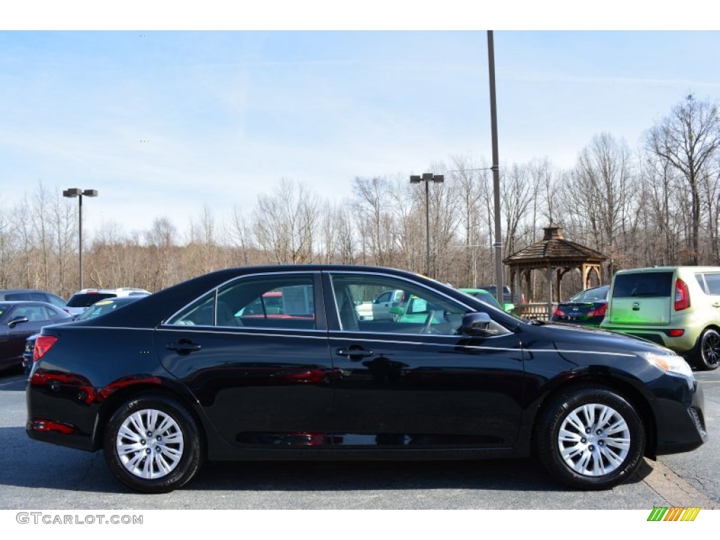 2012 Camry L - Attitude Black Metallic / Ivory photo #2