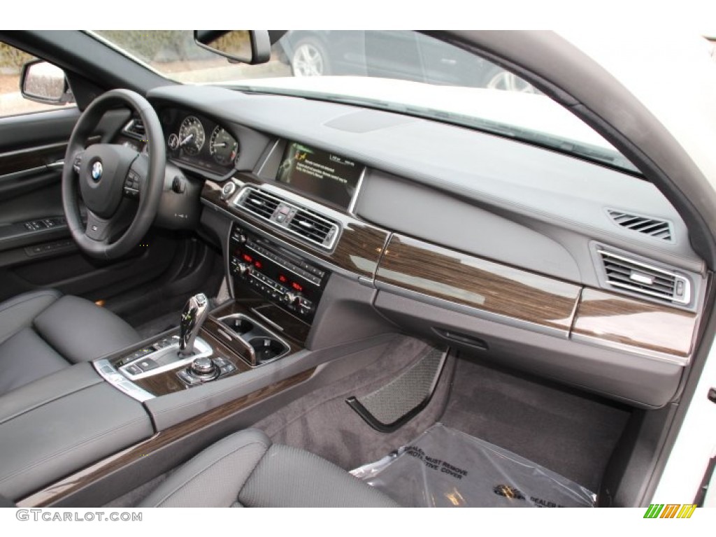 2013 BMW 7 Series 750Li xDrive Sedan Black Dashboard Photo #91100618