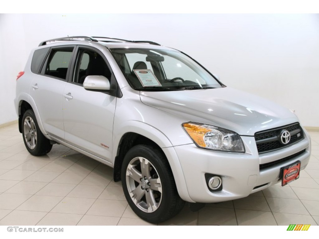 2011 RAV4 V6 Sport 4WD - Classic Silver Metallic / Dark Charcoal photo #1