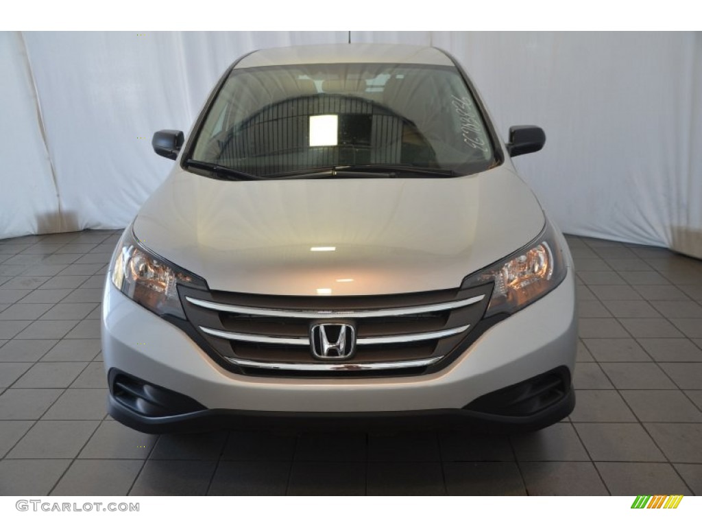 2014 CR-V LX - Alabaster Silver Metallic / Gray photo #2