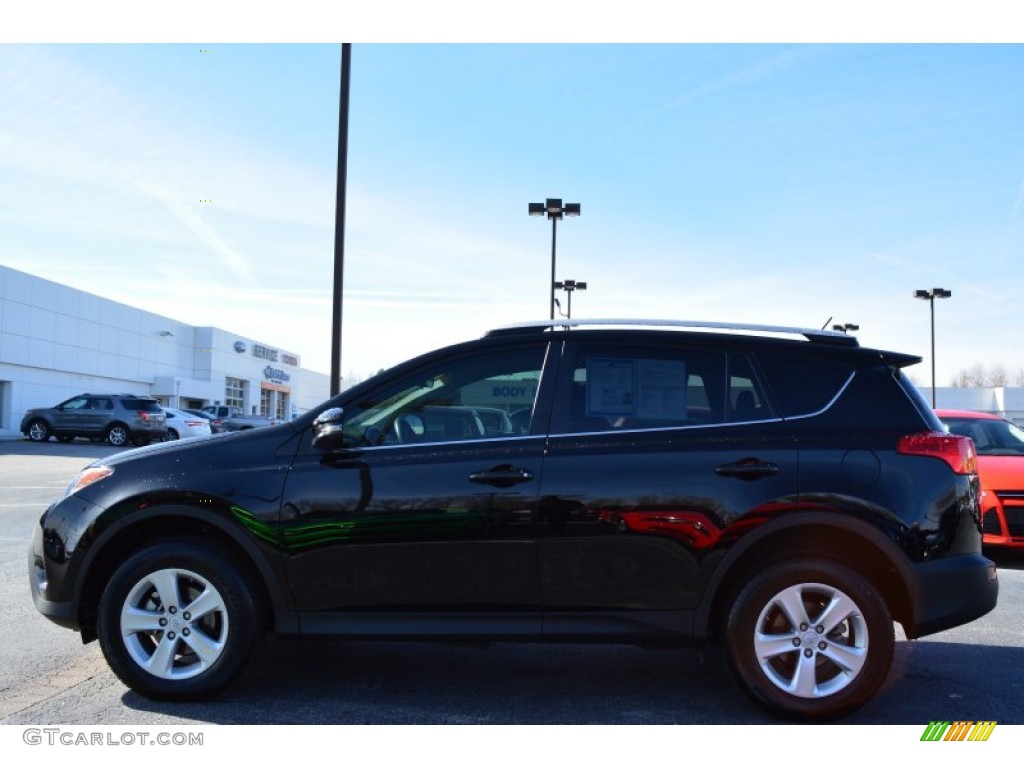 2013 RAV4 XLE - Black / Black photo #6