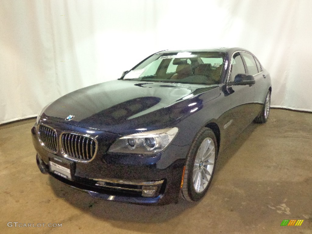 2013 7 Series 750Li Sedan - Imperial Blue Metallic / Saddle/Black photo #4