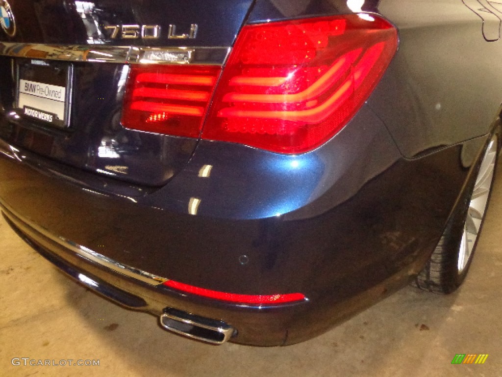 2013 7 Series 750Li Sedan - Imperial Blue Metallic / Saddle/Black photo #5