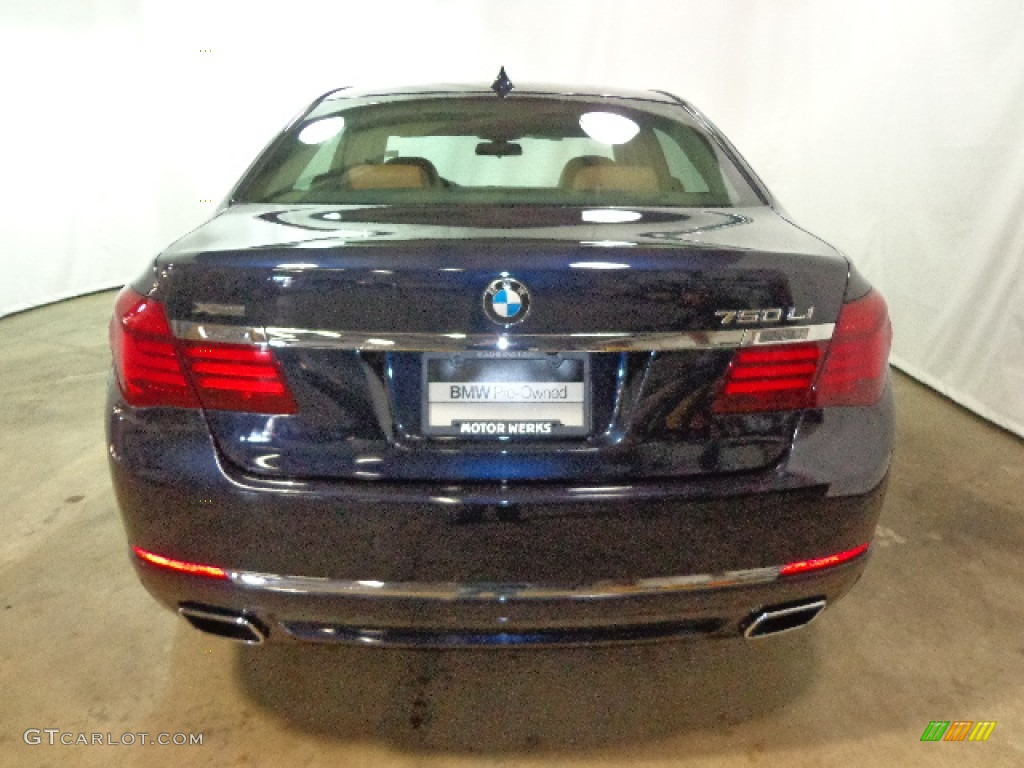 2013 7 Series 750Li Sedan - Imperial Blue Metallic / Saddle/Black photo #15