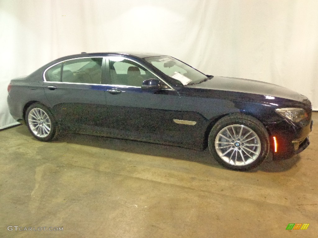 2013 7 Series 750Li Sedan - Imperial Blue Metallic / Saddle/Black photo #18