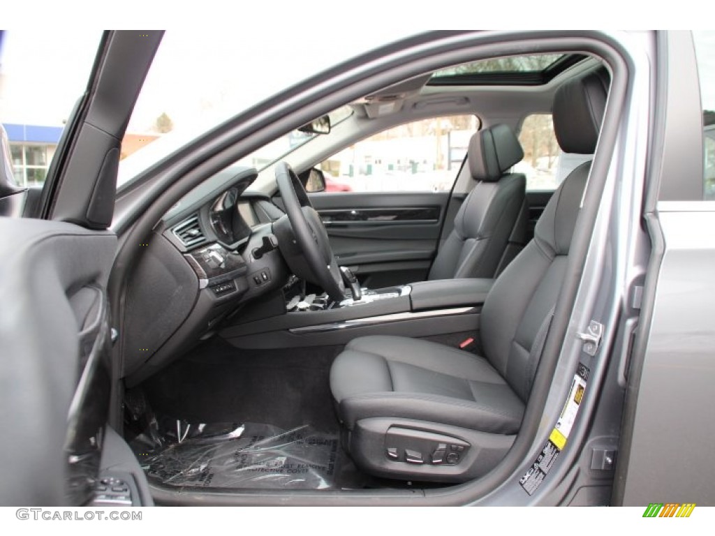 2013 7 Series 740Li xDrive Sedan - Space Gray Metallic / Black photo #10
