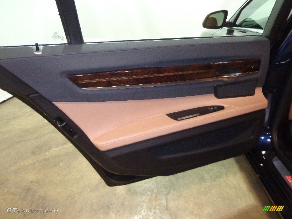 2013 7 Series 750Li Sedan - Imperial Blue Metallic / Saddle/Black photo #25
