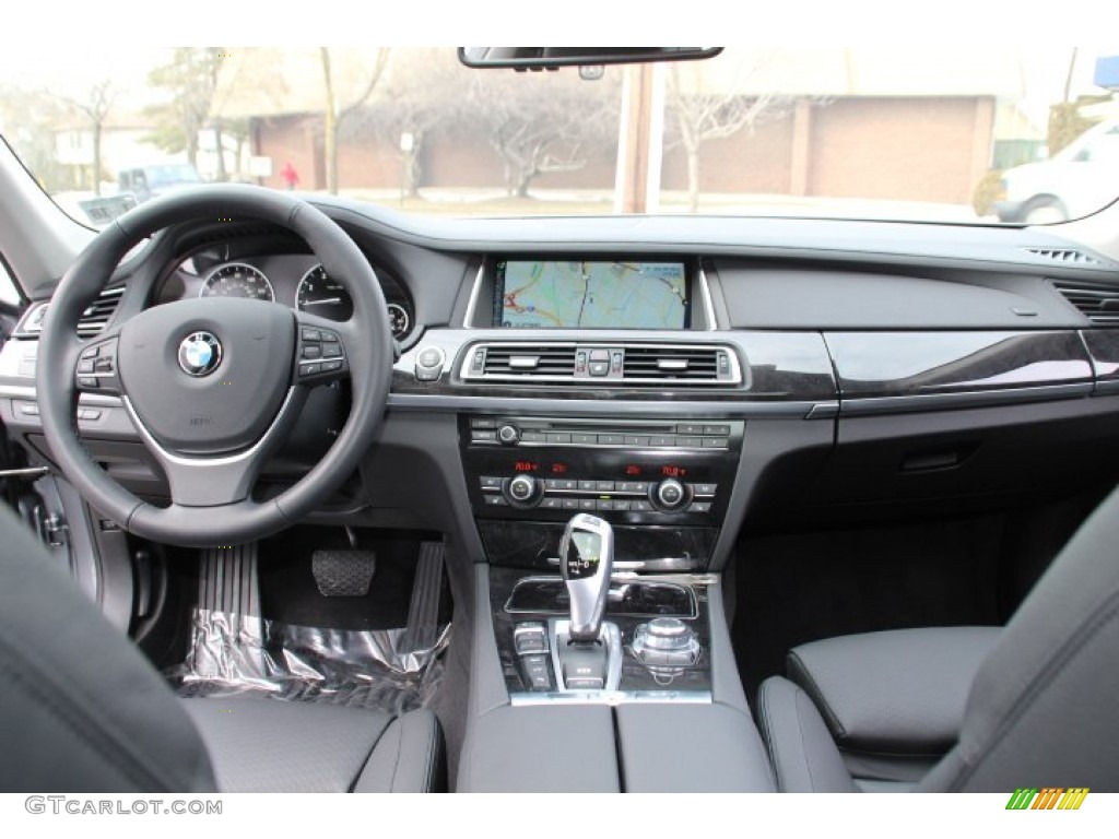 2013 7 Series 740Li xDrive Sedan - Space Gray Metallic / Black photo #12