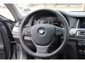 Black 2013 BMW 7 Series 740Li xDrive Sedan Steering Wheel