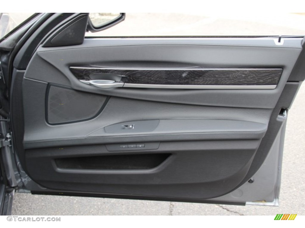 2013 7 Series 740Li xDrive Sedan - Space Gray Metallic / Black photo #25