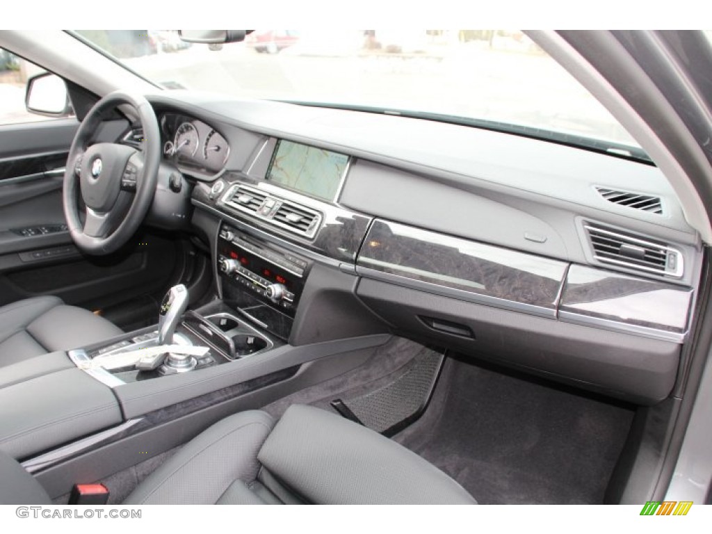 2013 7 Series 740Li xDrive Sedan - Space Gray Metallic / Black photo #26