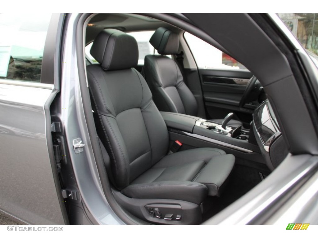 2013 7 Series 740Li xDrive Sedan - Space Gray Metallic / Black photo #28