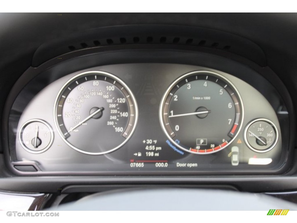 2014 BMW 5 Series 528i xDrive Sedan Gauges Photo #91105532