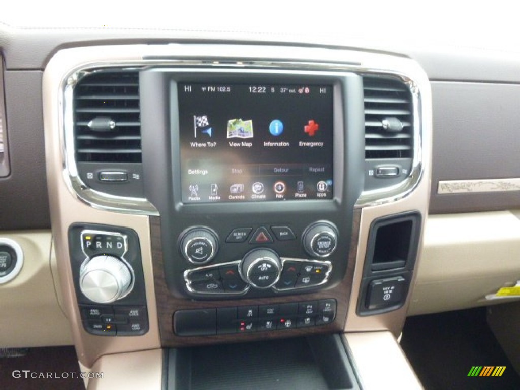 2014 1500 Laramie Longhorn Crew Cab 4x4 - Black / Longhorn Canyon Brown/Light Frost photo #14