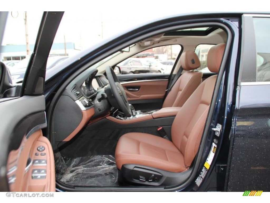 2014 5 Series 528i xDrive Sedan - Imperial Blue Metallic / Cinnamon Brown photo #11