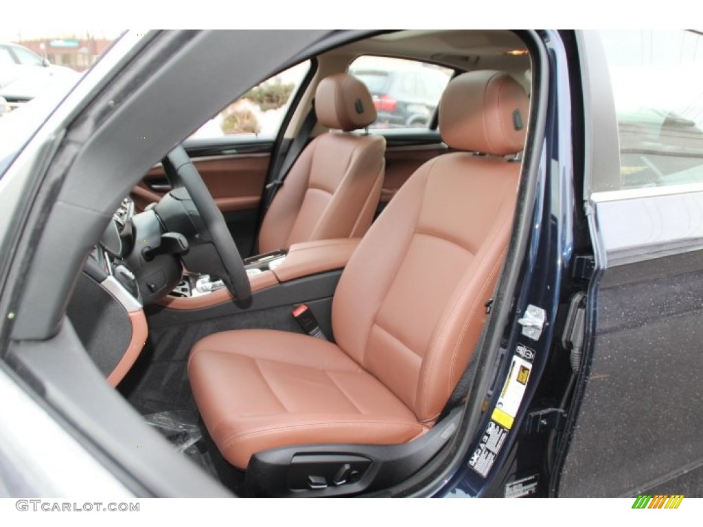 2014 5 Series 528i xDrive Sedan - Imperial Blue Metallic / Cinnamon Brown photo #12