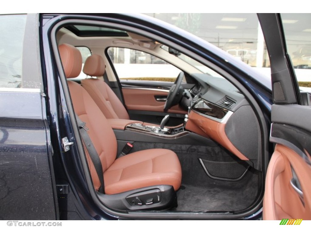 2014 5 Series 528i xDrive Sedan - Imperial Blue Metallic / Cinnamon Brown photo #26