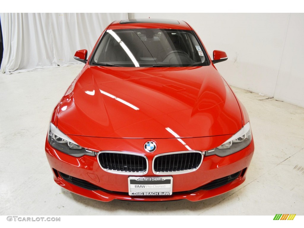 2013 3 Series 328i xDrive Sedan - Crimson Red / Black photo #4