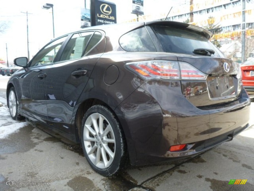 2012 CT 200h Hybrid Premium - Fire Agate Pearl / Caramel Nuluxe photo #2