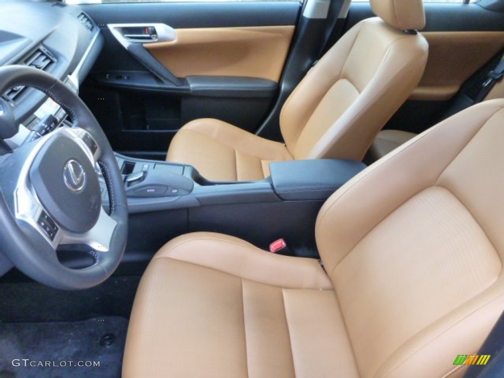 2012 CT 200h Hybrid Premium - Fire Agate Pearl / Caramel Nuluxe photo #4