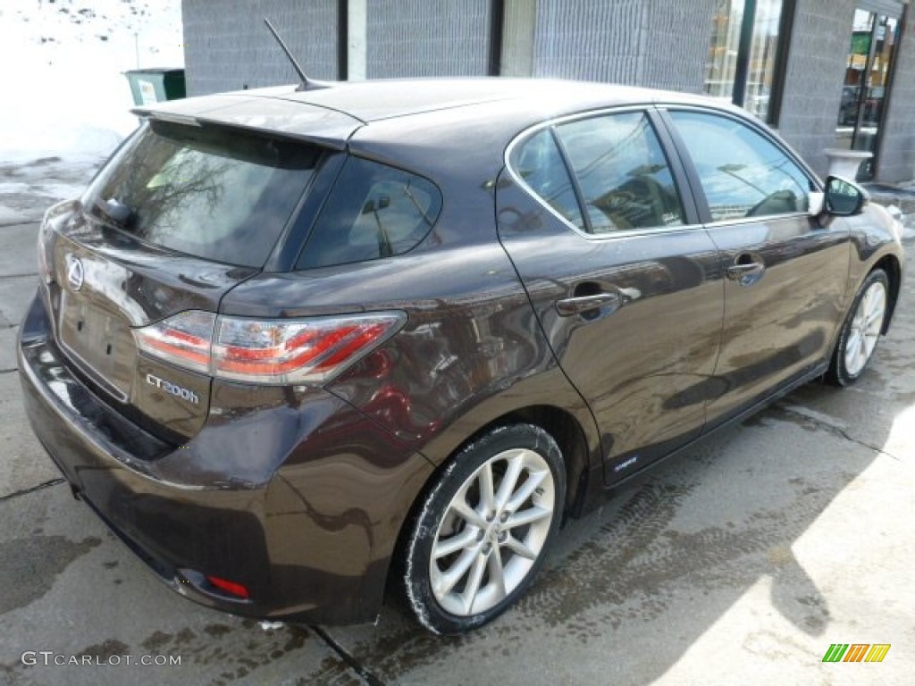 2012 CT 200h Hybrid Premium - Fire Agate Pearl / Caramel Nuluxe photo #10