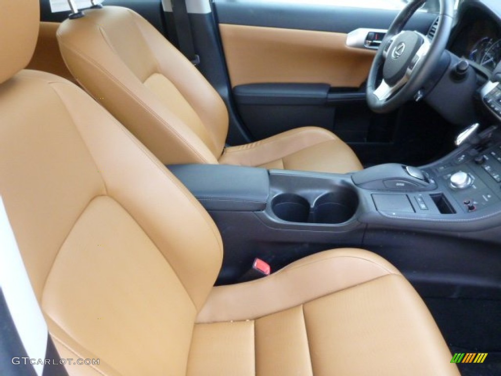 2012 CT 200h Hybrid Premium - Fire Agate Pearl / Caramel Nuluxe photo #15