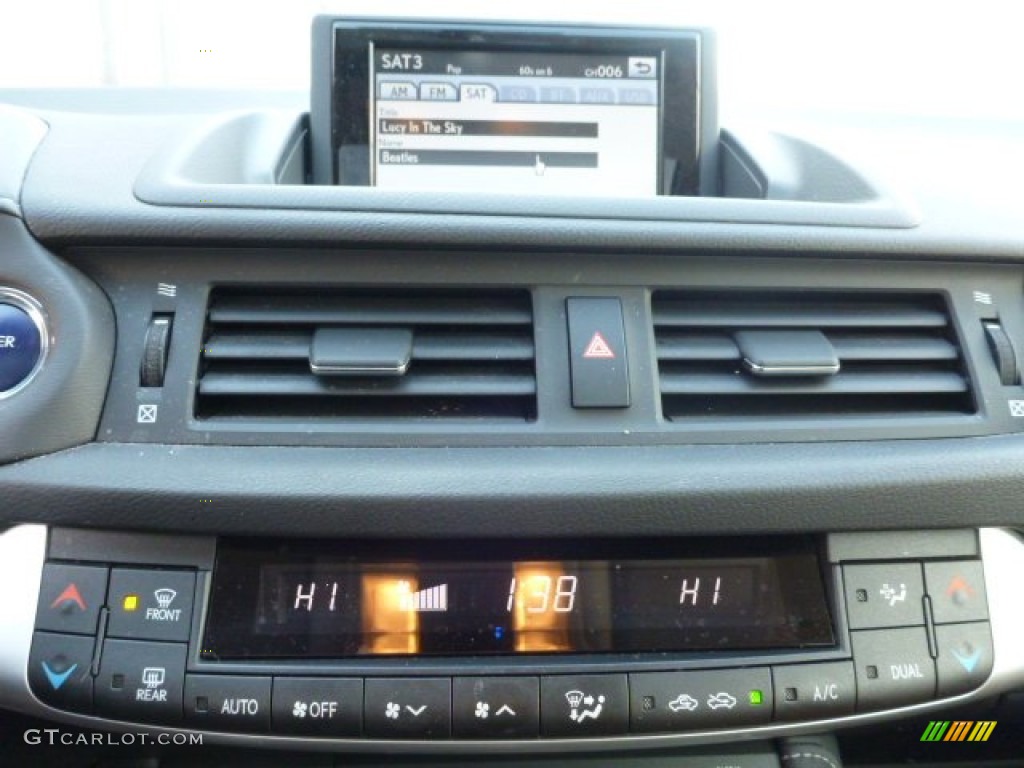 2012 CT 200h Hybrid Premium - Fire Agate Pearl / Caramel Nuluxe photo #23