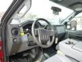 Vermillion Red - F350 Super Duty XL Regular Cab 4x4 Dump Truck Photo No. 11