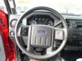 Vermillion Red - F350 Super Duty XL Regular Cab 4x4 Dump Truck Photo No. 18