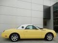 Inspiration Yellow 2002 Ford Thunderbird Premium Roadster Exterior