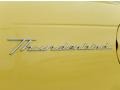 2002 Inspiration Yellow Ford Thunderbird Premium Roadster  photo #9