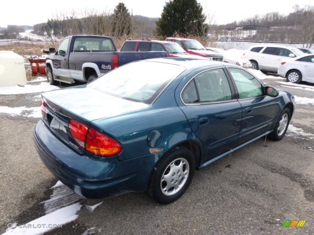 2002 Alero GX Sedan - Tropic Teal / Pewter photo #4