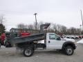 Oxford White - F450 Super Duty XL Regular Cab 4x4 Dump Truck Photo No. 1