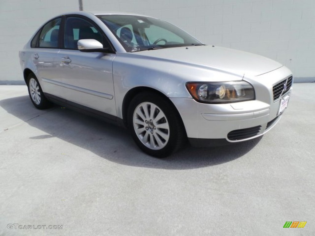 2005 S40 2.4i - Silver Metallic / Off Black photo #8