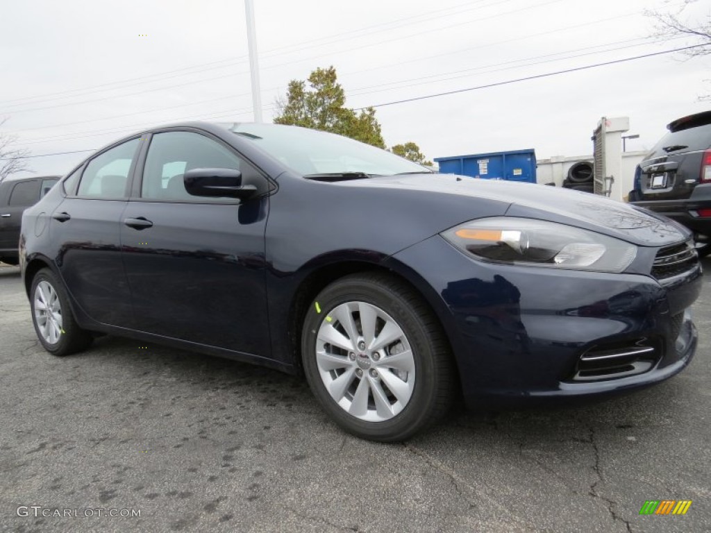 True Blue Pearl Coat 2014 Dodge Dart SXT Exterior Photo #91110254
